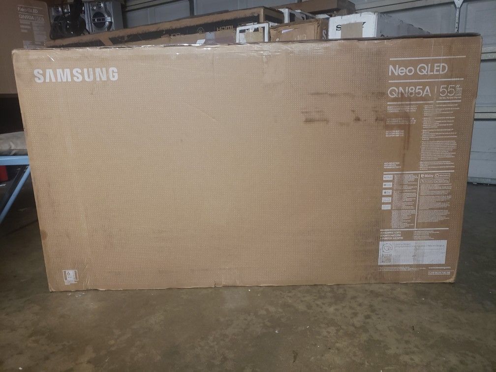 Tv Samsung 55", Q80AA NeoPosprocessor, 2021 Model,  Slim, Alexa, Excellent 