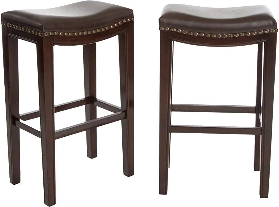 ristopher Knight Home Avondale Backless Bar Stools, 2-Pcs Set, Brown
