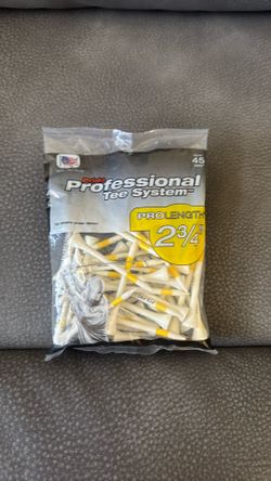 New Pride Professional Golf Tee System Pro Length 2 3/4” Approximately 45 Tees