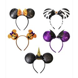 DISNEY HALLOWEEN MICKEY EARS BUNDLE