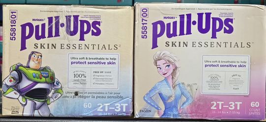 HUGGIES PULL-UPS  Skin Essentials 
2T-3T
60 CT