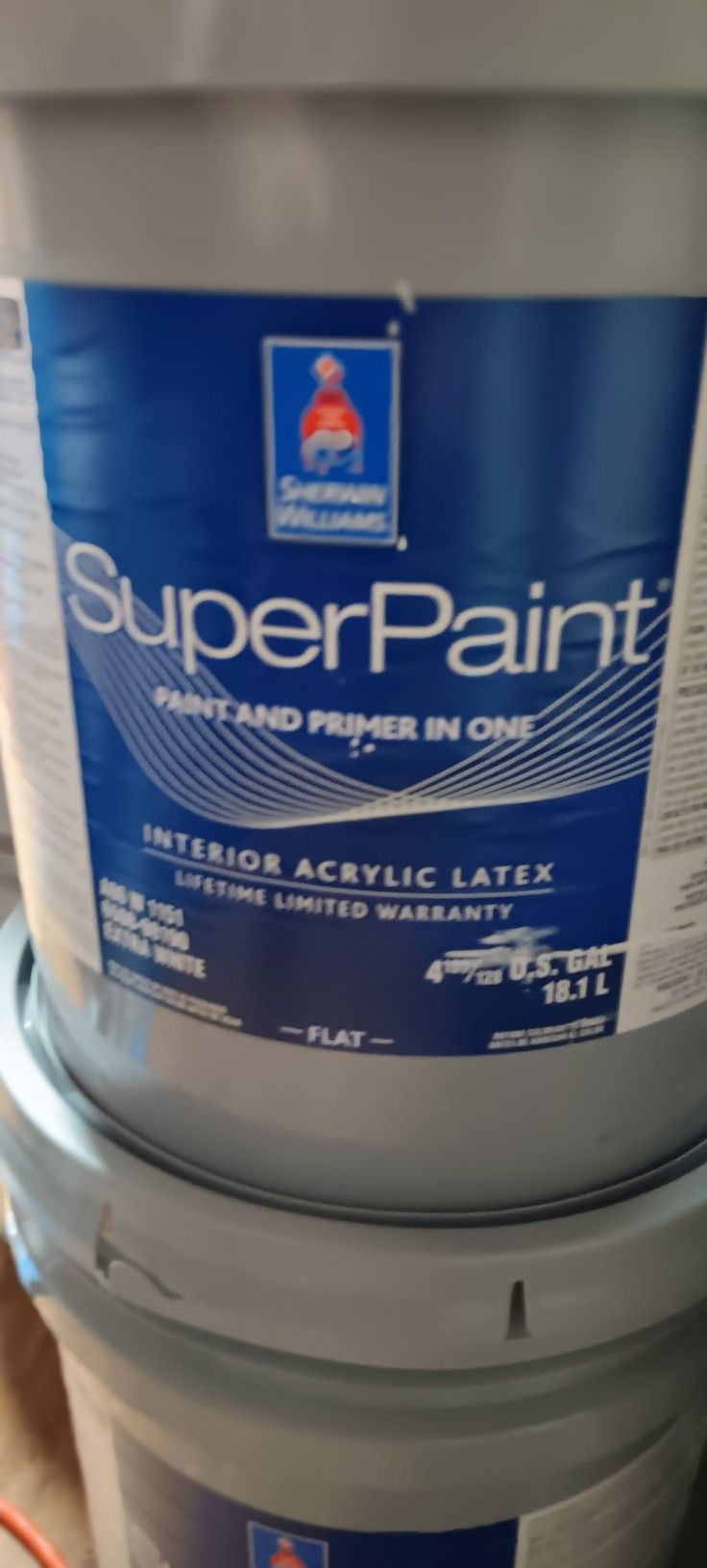 SHERWIN WILLIAMS INTERERIOR ACRYLIC LATEX FLAT PAINT
