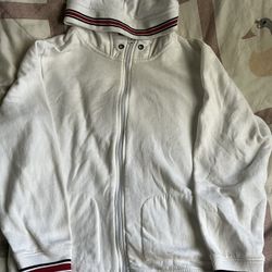 Montfort Vintage Zip-up| Montfort Hoodie Jacket| Color: White