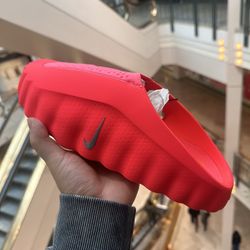 Nike Mind Slides 001 Red Size 8 And 8.5 Men New