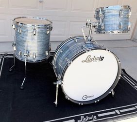 Ludwig Classic Maple Pro Beat Blue Oyster 3 pcs