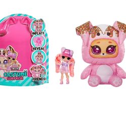LOL Surprise Tweens Costume Surprise Ali Dance Fashion Doll with Inflatable Pink Puppy Pet Costume and Multiple Surprises Including Fabulous Fashions