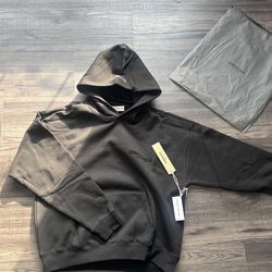 Black essentials hoodie