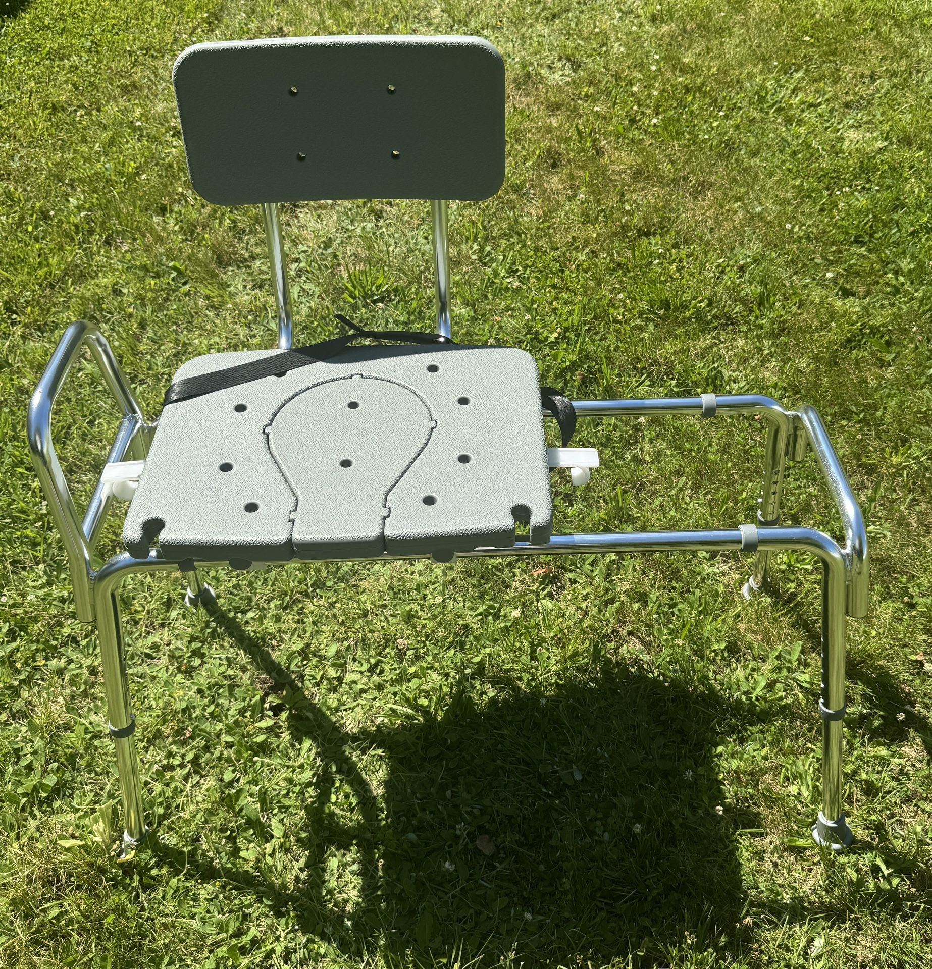 Heavy Duty Transfer Bench With Cut-Out Seat