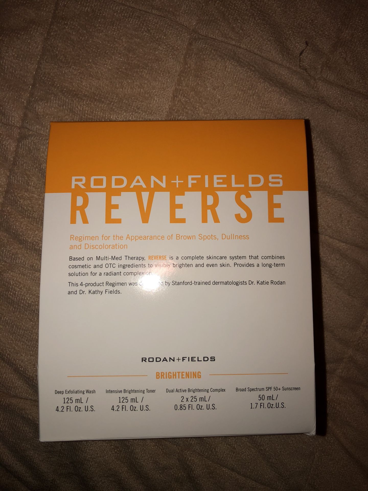 Rodan and Fields Reverse Brightening Regimen