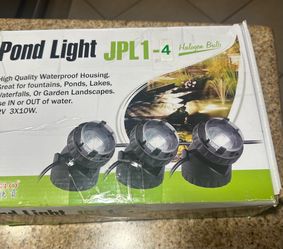 Set of 4 Submersible Halogen Pond Lights