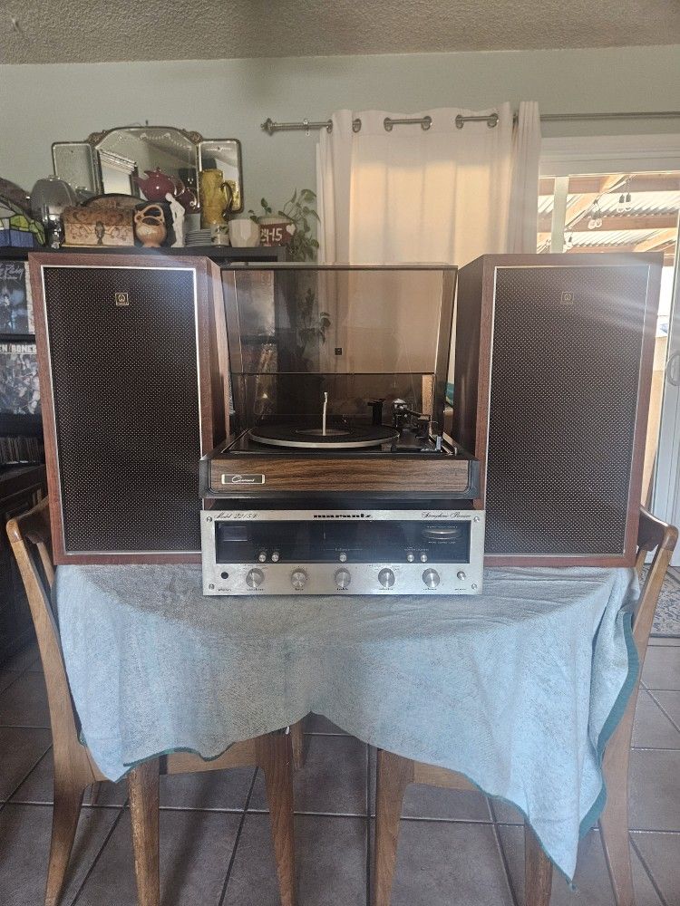 (Reciever Sold)Hifi  Gerard turntable and Pioneer speakers Sytem
