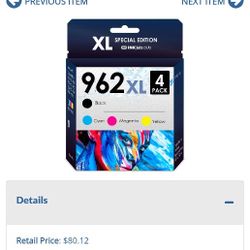 Ink Cartridges 4 Pk 