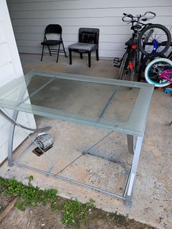 Glass Desk