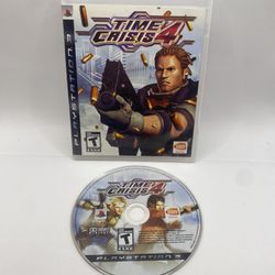 Time Crisis 4 PlayStation 3 PS3 Box And Disc No Manual Tested Authentic
