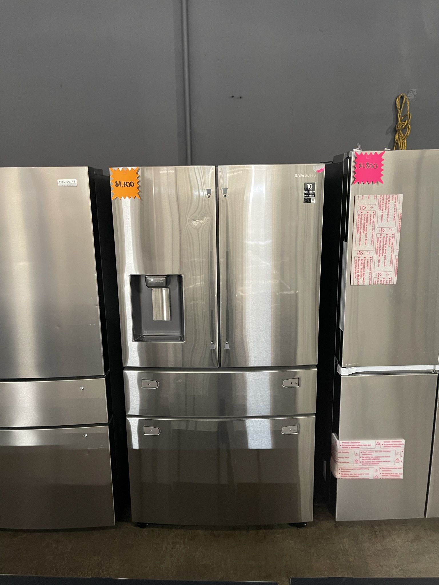 brand new refrigerator four door