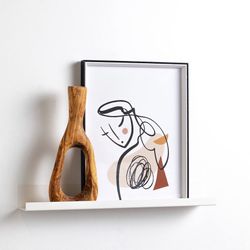 Infinite Design Floating Metal Wall Shelf – Minimalist Premium Floating Shelves MADE IN USA | Easily Mounted, Perfect Floating Shelf For Your Living R