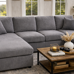 Gray Sofa Couch / Sofa Gris