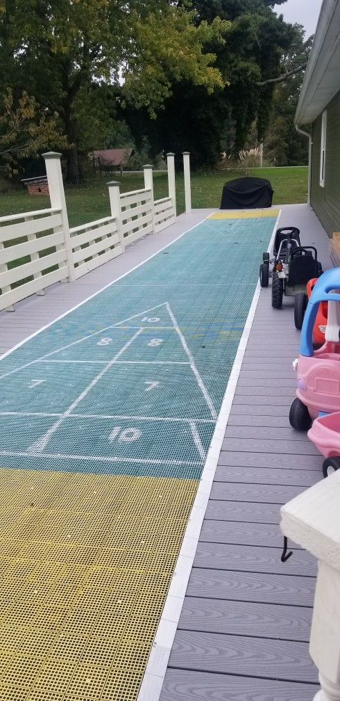 Used Portable Shuffleboard Court
