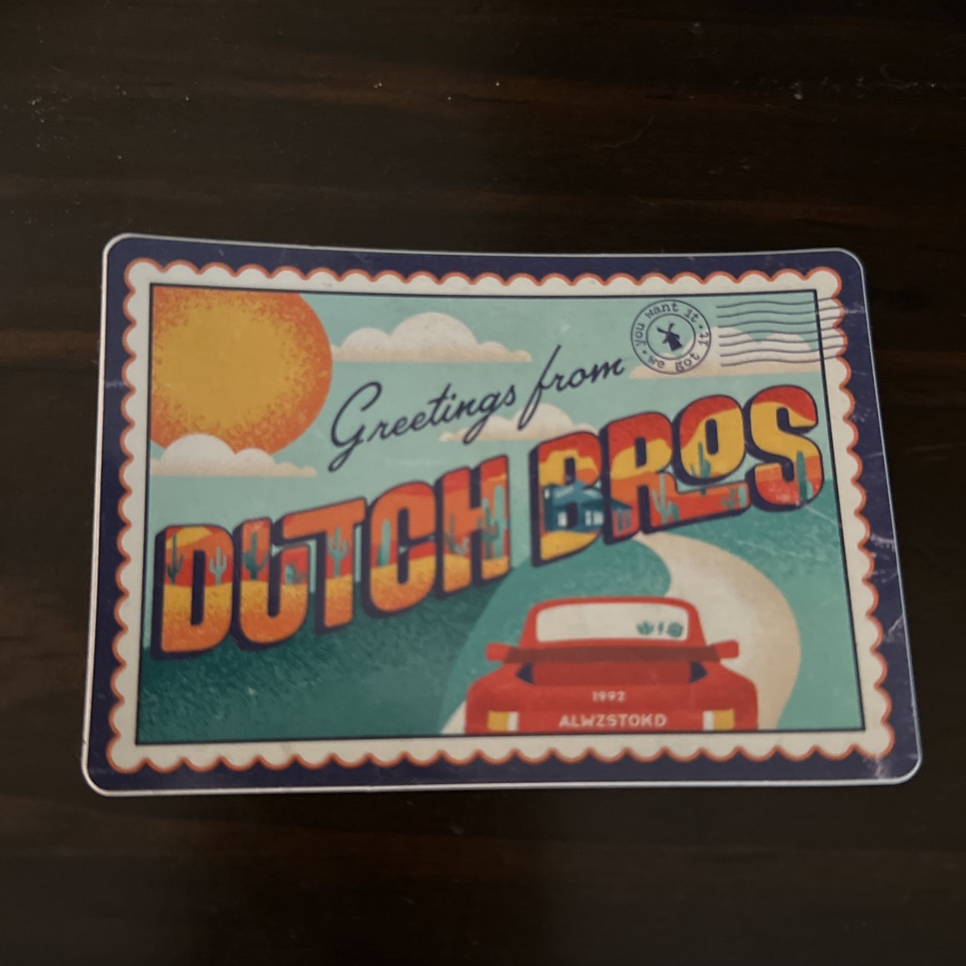 Dutch Bros sticker