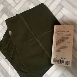 Lululemon Size 4 Pace Rival HR Crop 22