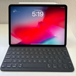 Apple iPad Pro (11-inch) Wi-Fi 64GB with Pencil and Smart Keyboard Folio
