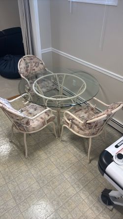 Table W/ 3 Chairs