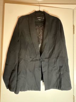 Studio by Torrid Black Peplum Blazer Size 4