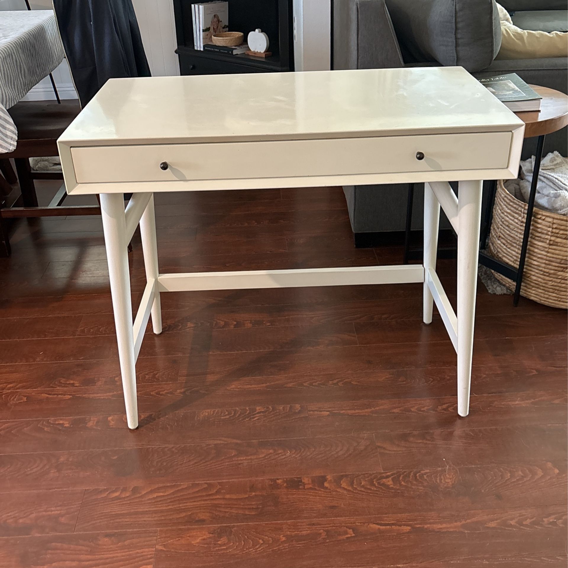 White West Elm Desk
