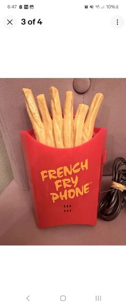 French Fry  phone Fun Novelty Collectible