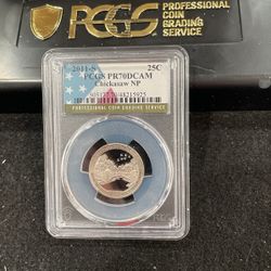 2011 S Gem Proof Perfect Graded Chickasaw NP Quarter Graded At PR70 C-13