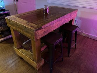 Dinning table and stools
