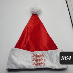 Naughty Santa Hat 