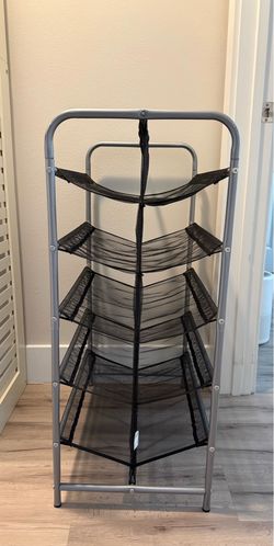 5-Tier Mesh Storage Organizer Shelf