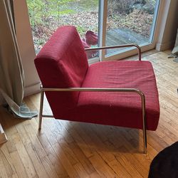 Tubular Steel chrome Armchair