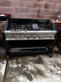 8 burner grill