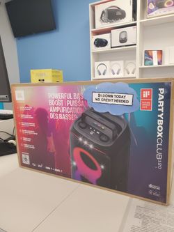 💥 Massive Party Speaker Deal – Save Up to $100 on JBL PartyBox Club 120 (Brand New)! Starting at $449 or Just $1 to Take It Home Today