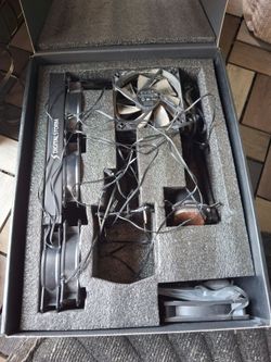 240mm radiator, 7+ 120mm fans