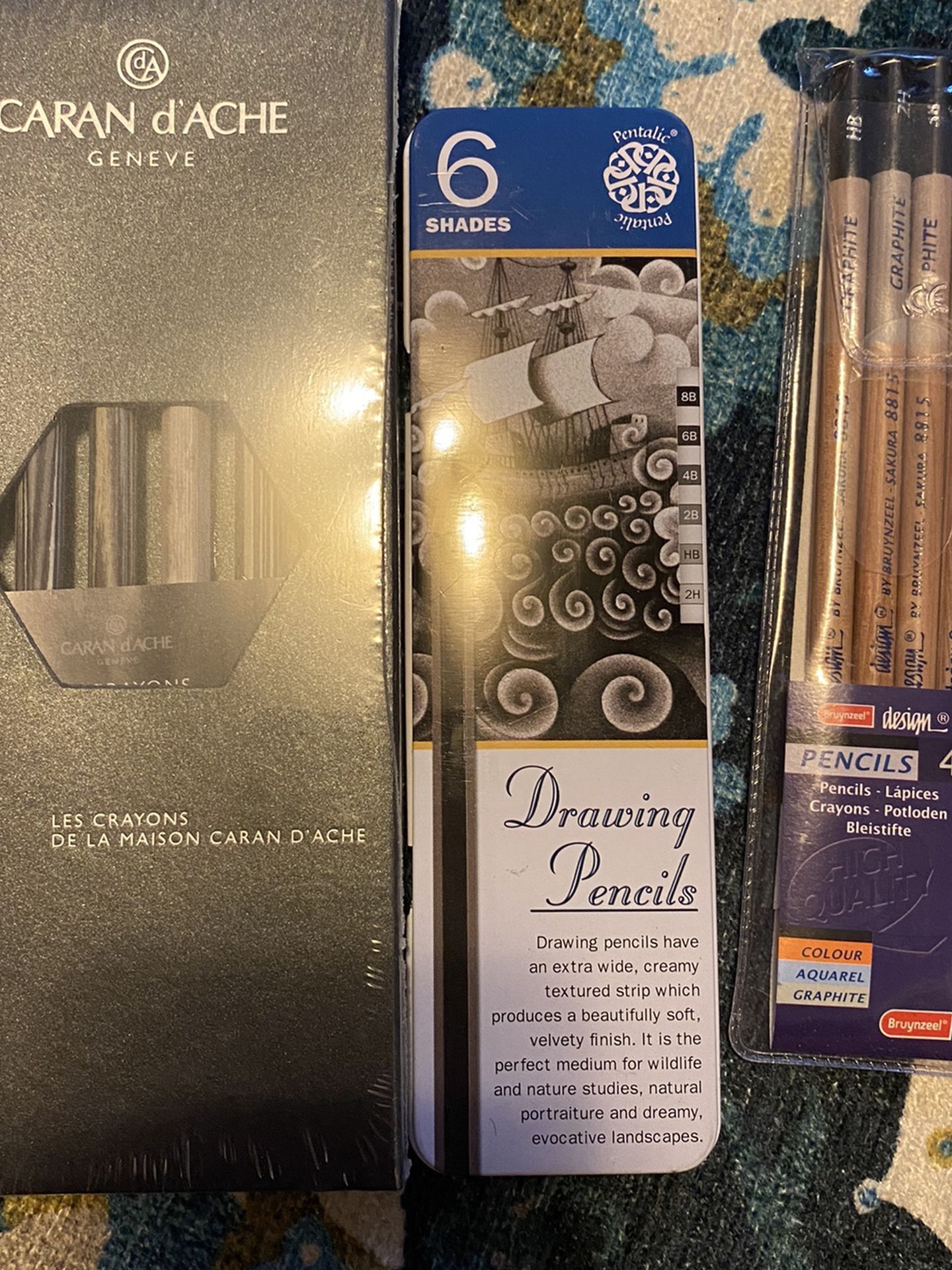 Graphite and Charcoal Art Supply Lot