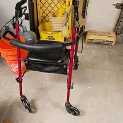 Walker With Seat And Storage 
