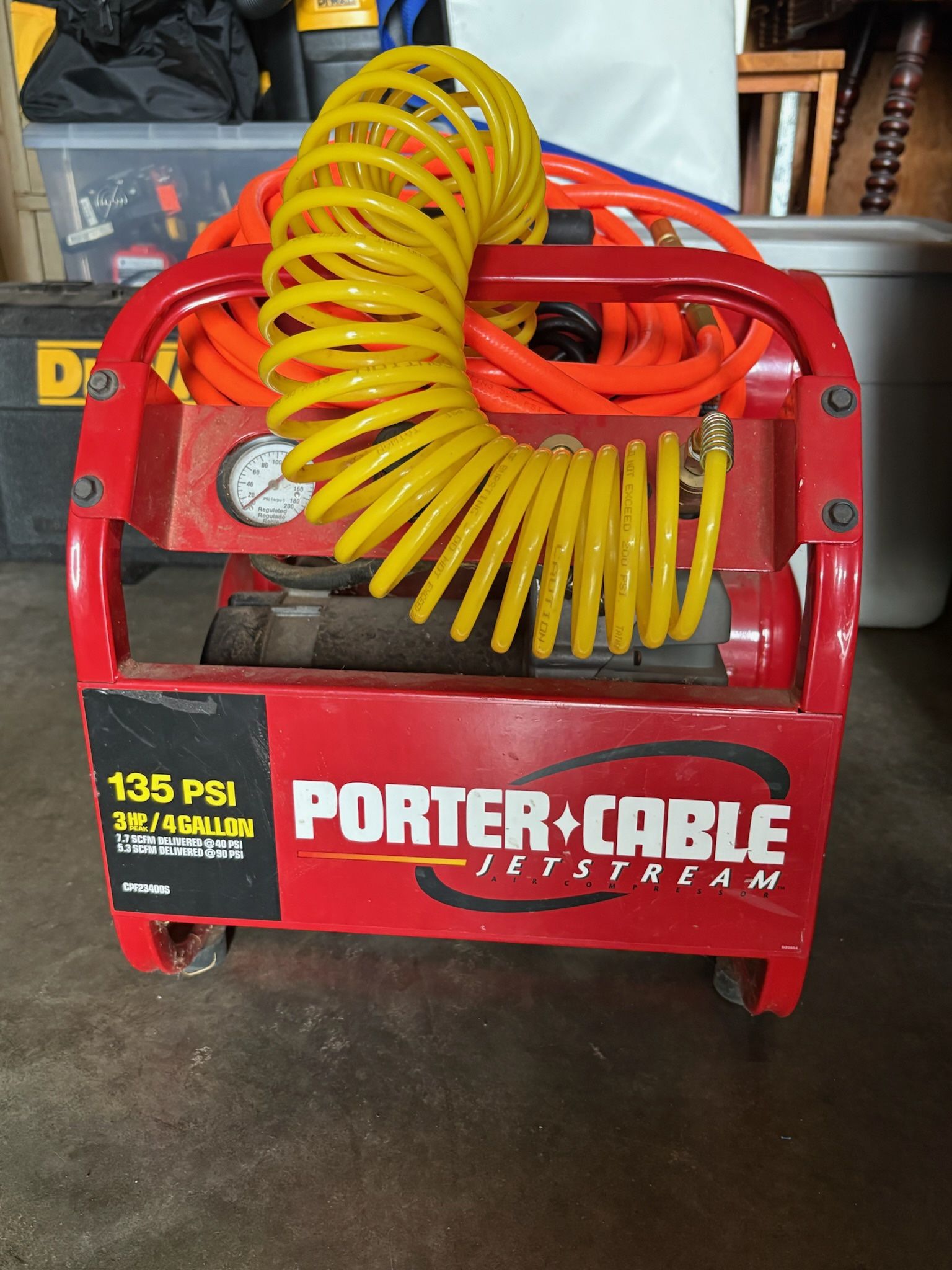 Porter Cable Jetstream Air Compressor
