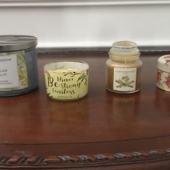Set Of 4 New Scented Candles Nonsmoking Home Northeast Richland County Cash