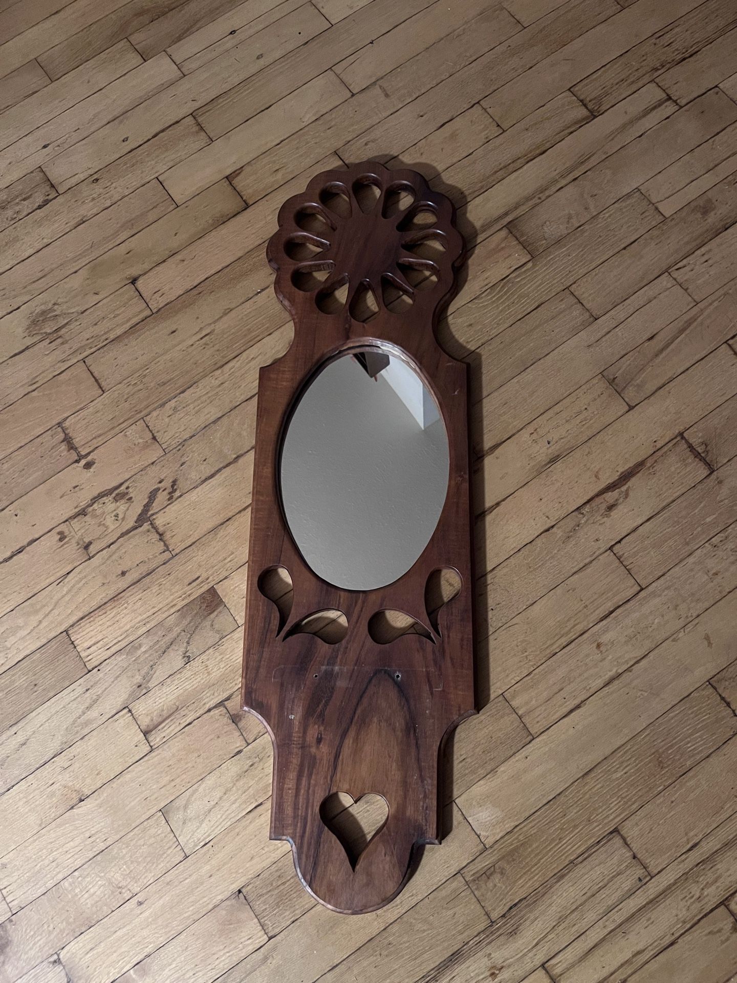 Vintage Wooden Decorative Mirror 