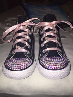 Custom hand made bedazzled converse/ shoes for sale
