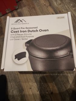5 Quart Cast Iron Dutch Oven