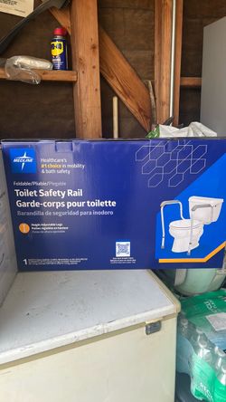 Toilet safety rail