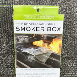 V-Shaped Gas Grill Smoker Box