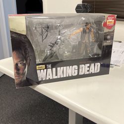 Walking dead toy Darryl W/ Motorcycle