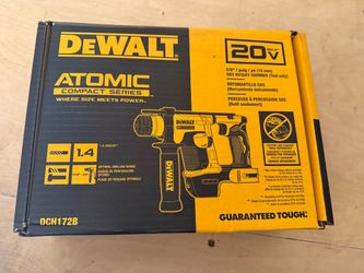 DeWalt Atomic 20V SDS Rotary Hammer DCH172B