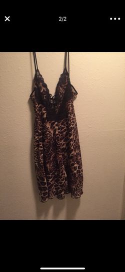 Lingerie leopard print size M
