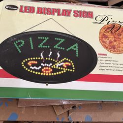 Pizza “ Open” LED Sign